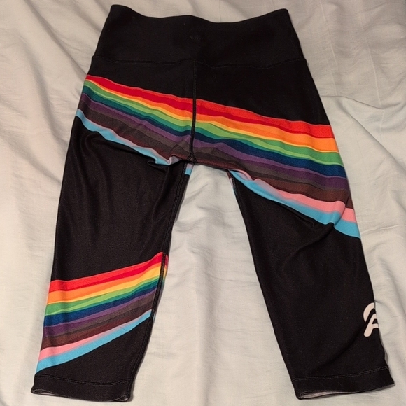 Peloton Colorful Striped Leggings Large - Picture 4 of 6